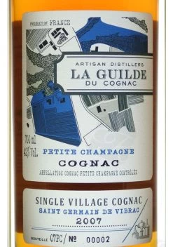 La Guilde - Petite Champagne St-Germain De Vibrac 2007 -Mars Soldes cognac la guilde petite champagne st germain de vibrac 2007 2