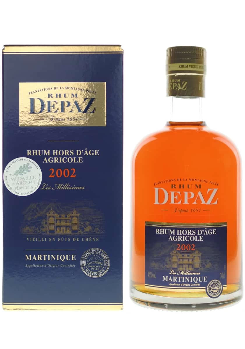 Depaz - Hors D'age Millésime 2002 3 Depaz - Hors D'age Millésime 2002
