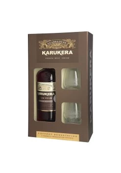 Karukera - Coffret Rhum Vieux 2 Verres