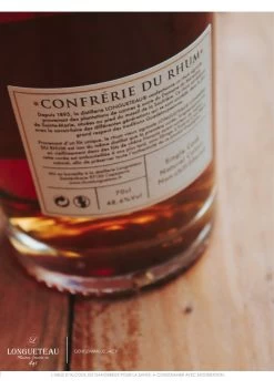 Longueteau - Cuvée Confrérie Du Rhum Fût 44 -Mars Soldes rhum agricole longueteau cuvee confrerie du rhum fut 44 3