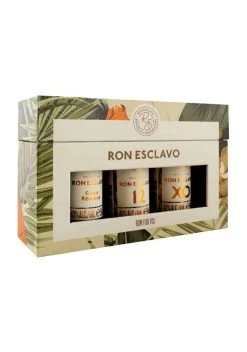 Ron Esclavo - Coffret 3 X 5cl - Gran Reserva 12 Ans Et XO