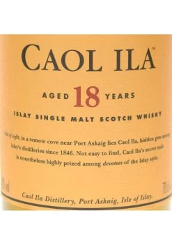 Caol Ila - 18 Ans -Mars Soldes whisky caol ila 18 ans 2